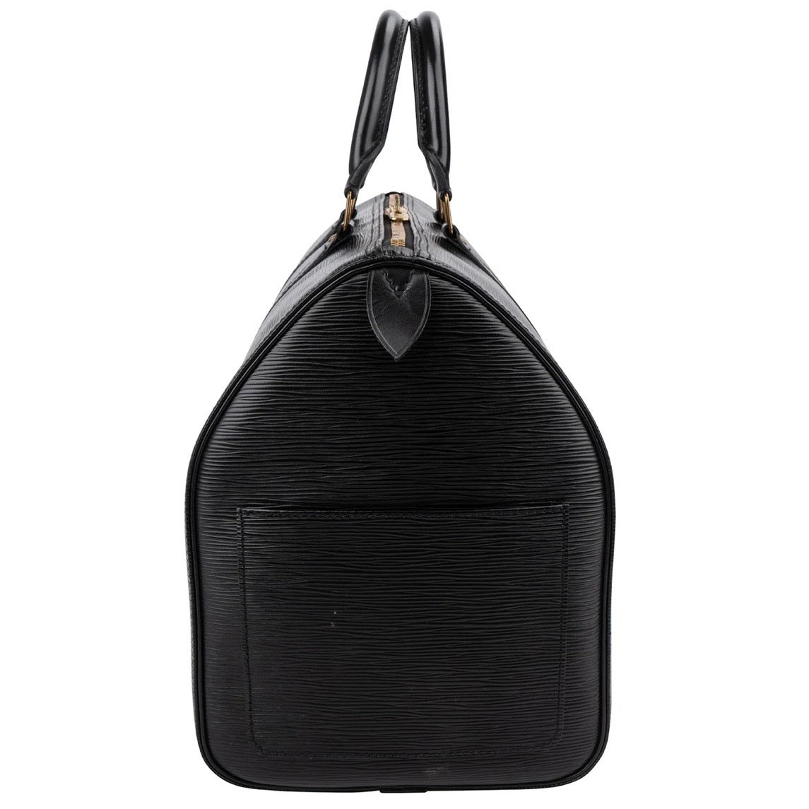 Louis Vuitton Noir Epi Leather Keepall 45 Travel Bag