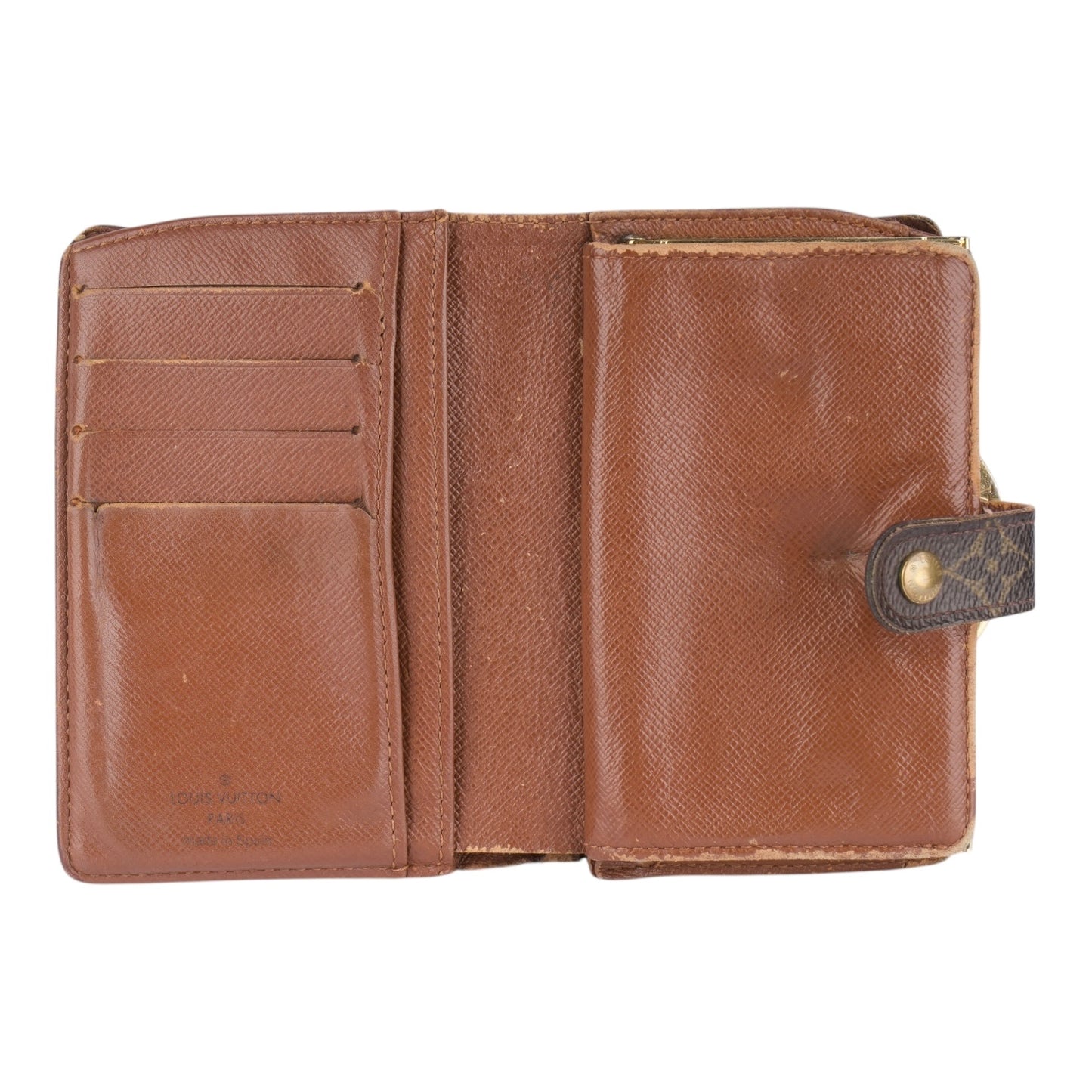 Louis Vuitton Canvas Monogram Clip Wallet