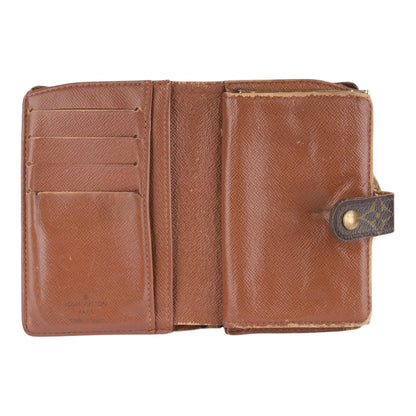 Louis Vuitton Canvas Monogram Clip Wallet
