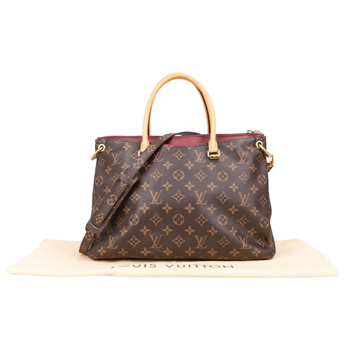 Louis Vuitton Monogram Canvas Pallas MM Handbag