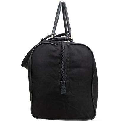 Prada Black Nylon Triangle Duffle Bag 55 Travel Bag