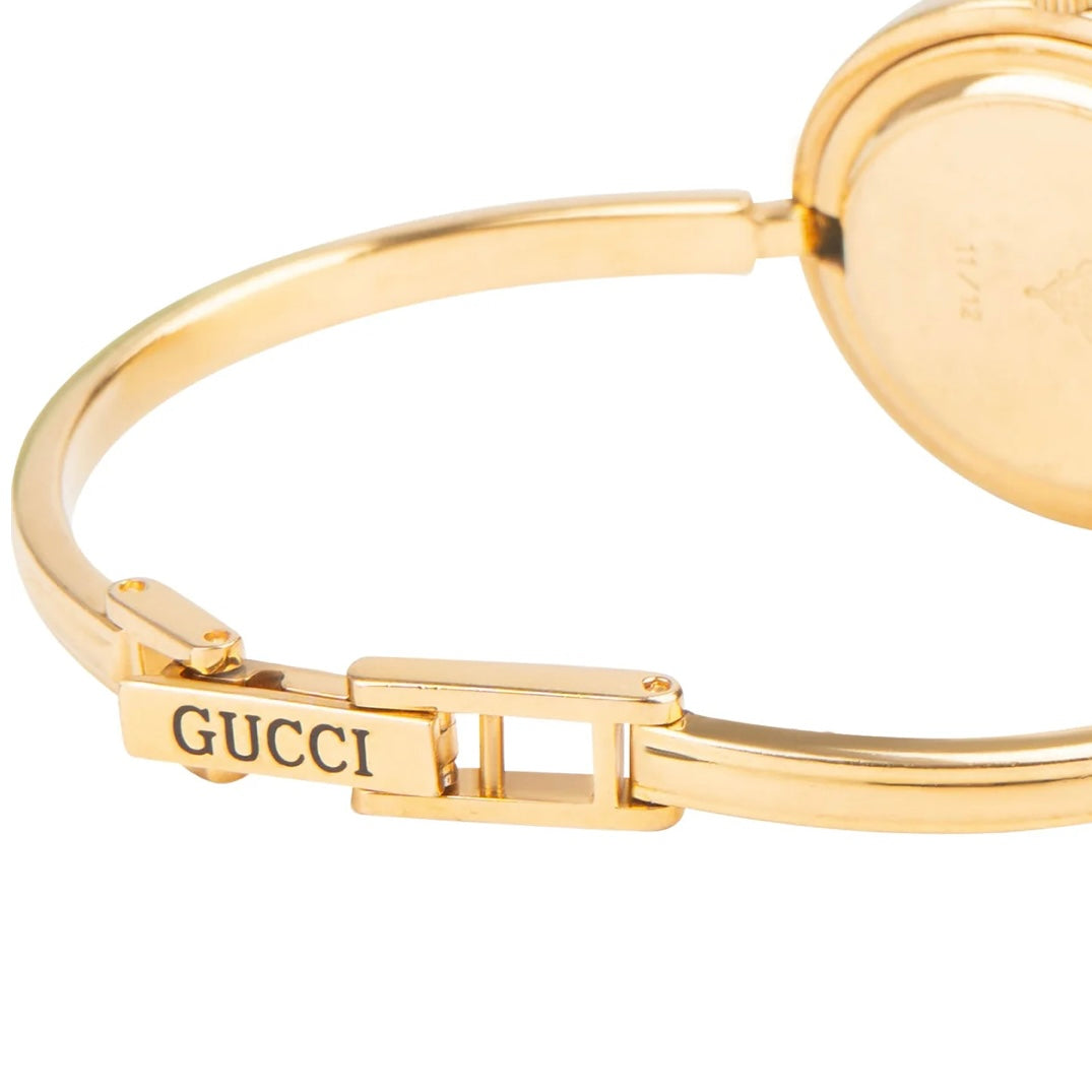 Gucci Gold Tone Multicolor Bezel Women Watch