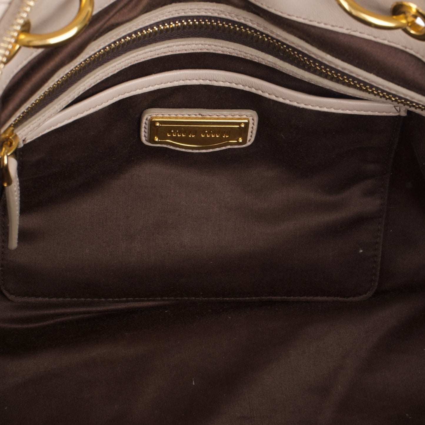 Miu Miu Quilted Leather Handbag