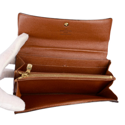 Louis Vuitton Canvas Monogram Sarah Wallet