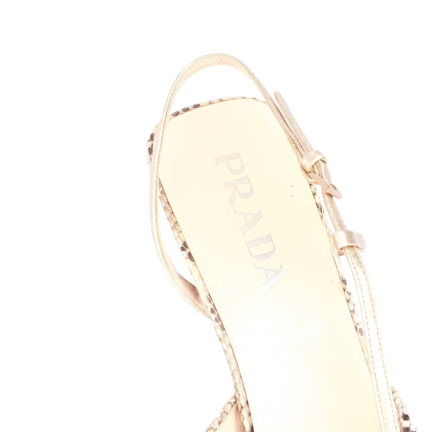 Prada Phyton Heels