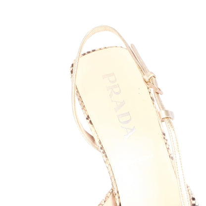 Prada Phyton Heels