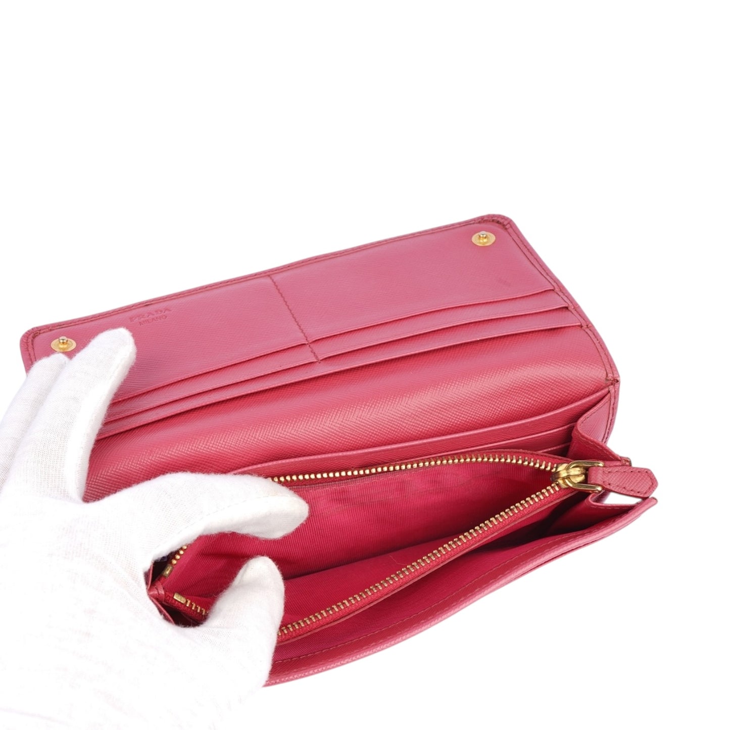 Prada Pink Long Wallet