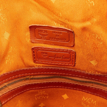 MCM Monogram Visetos Drawstring Bucket Crossbody Bag