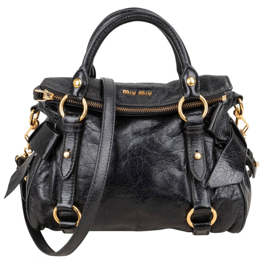 Miu Miu Vitello Lux City Handbag