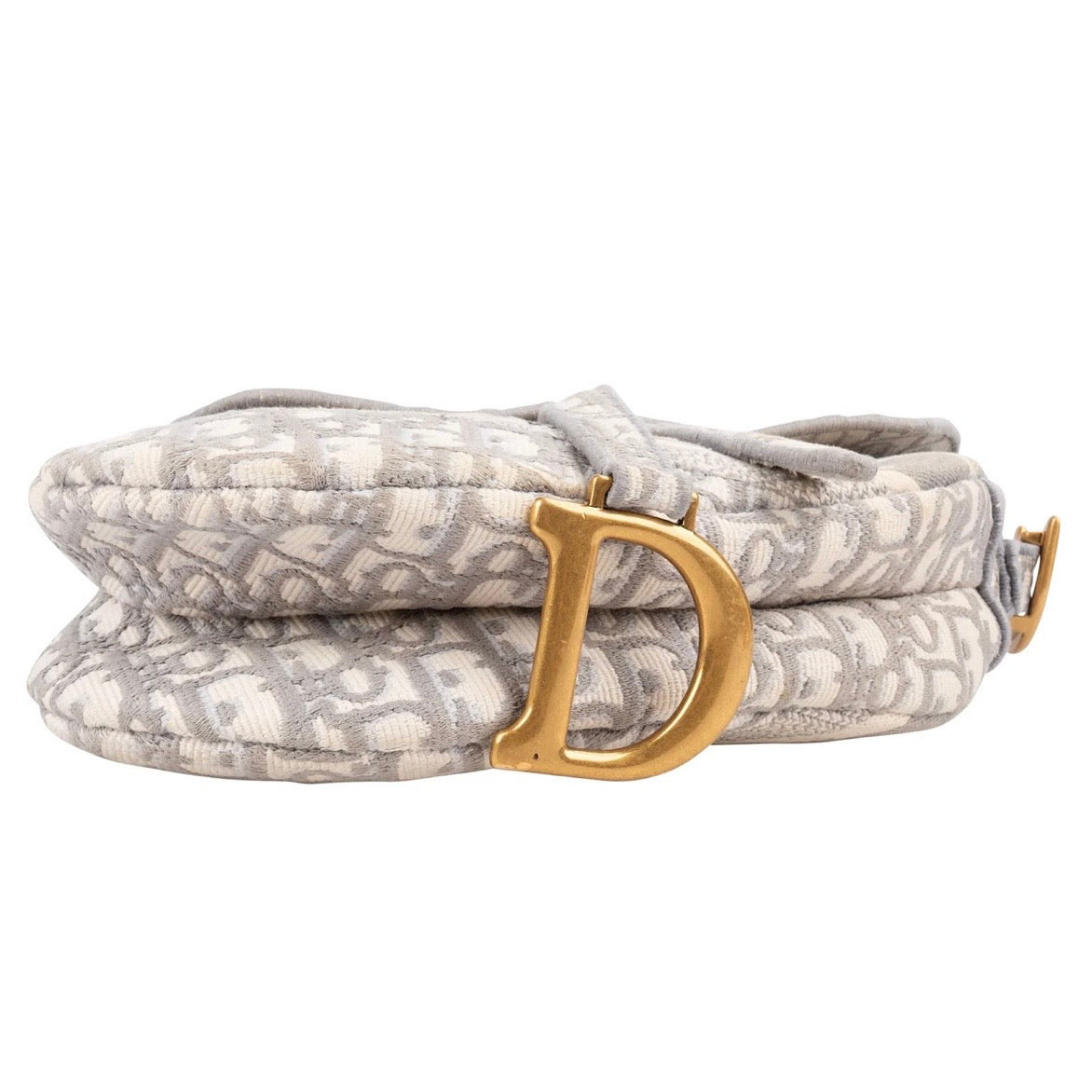 Dior Oblique Trotter Monogram Jacquard Saddle Shoulder Bag