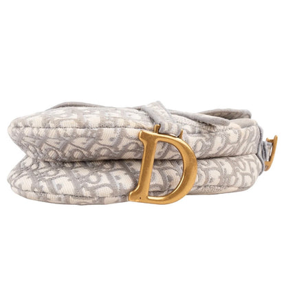 Dior Oblique Trotter Monogram Jacquard Saddle Shoulder Bag