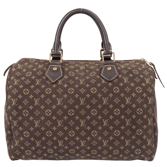 Louis Vuitton Mini Lin Monogram Speedy 30 Handbag