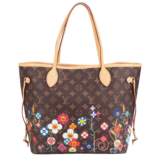 Louis Vuitton Monogram
Canvas Murakami Flowers
Neverfull MM Shoulder
Bag