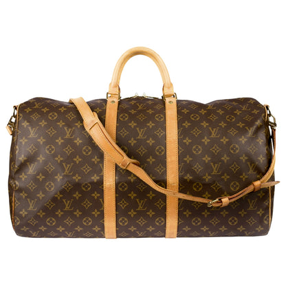 Louis Vuitton Canvas Monogram Keepall Bandouliere 55