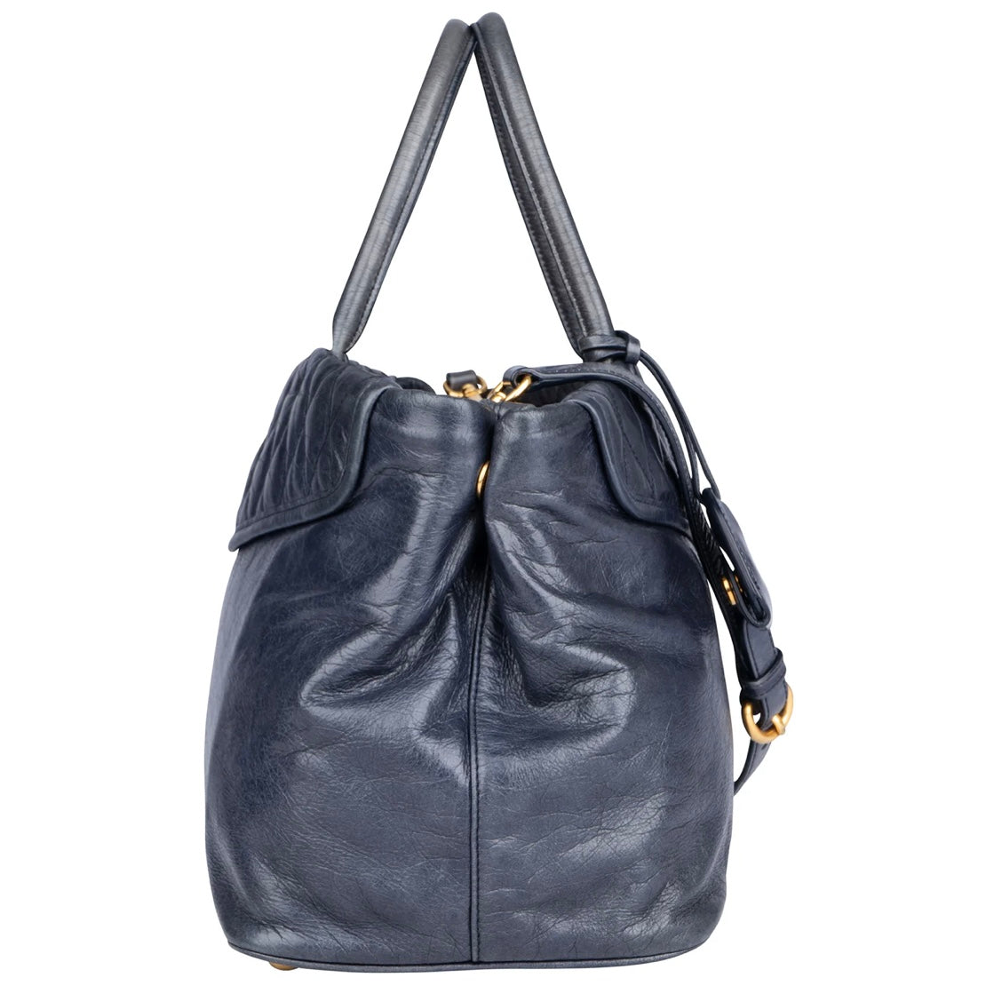 Miu Miu Matelasse Leather City Handbag