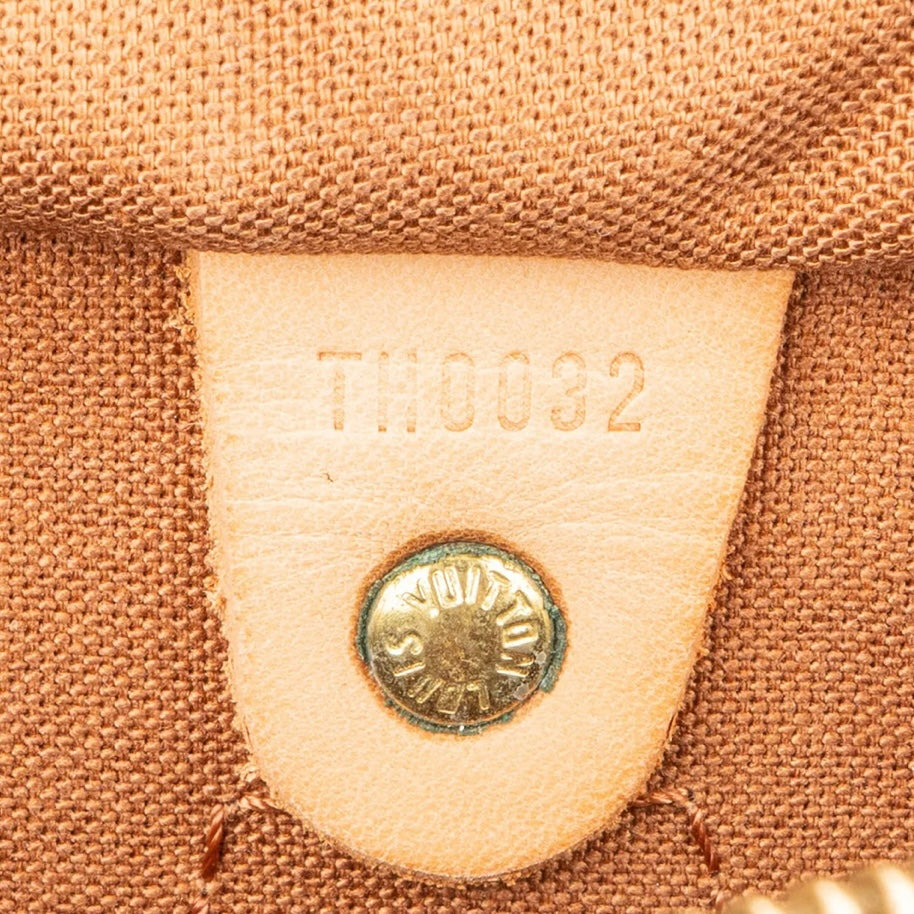Louis Vuitton Canvas Monogram Speedy 30 Handbag