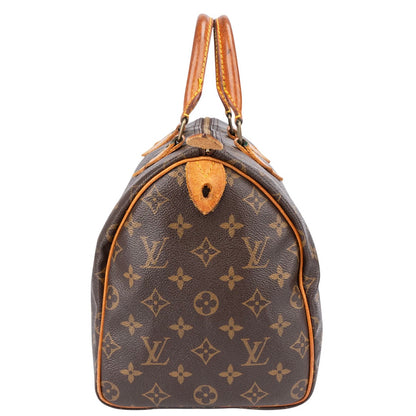 Louis Vuitton Canvas Monogram Speedy 30 Handbag