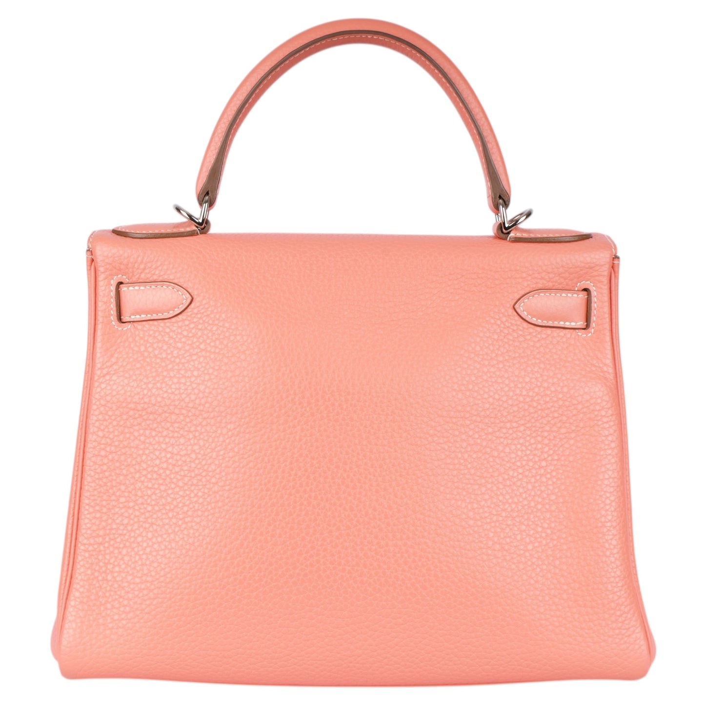 Hermès Rose Jaipur Kelly 28 Clemence Leather Handbag