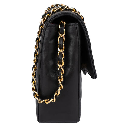 Chanel Quilted Lambskin Single Flap Shoulder Bag