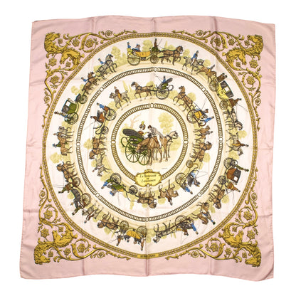 Hermes la Promenade de Longchamps Silk 90 Scarf Touch