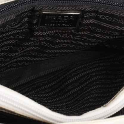 Prada Nylon Triangle Tote Bag