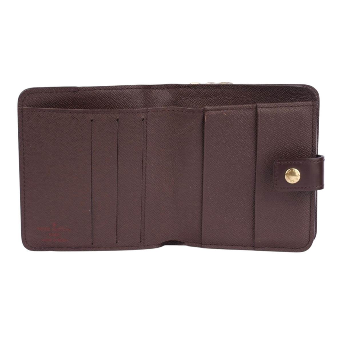 Louis Vuitton Monogram Damier Ebene Clip Wallet