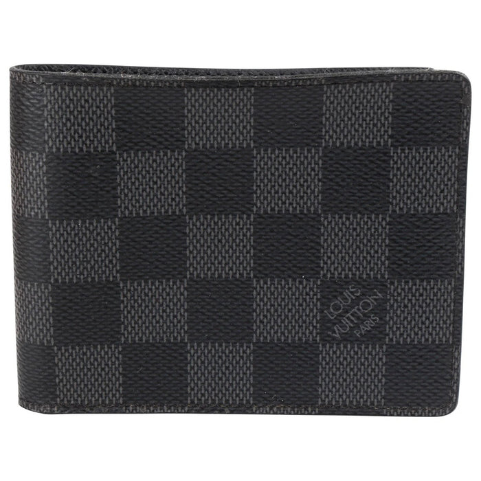 Louis Vuitton Monogram Damier Graphite Canvas Slender Multiple Wallet N62663