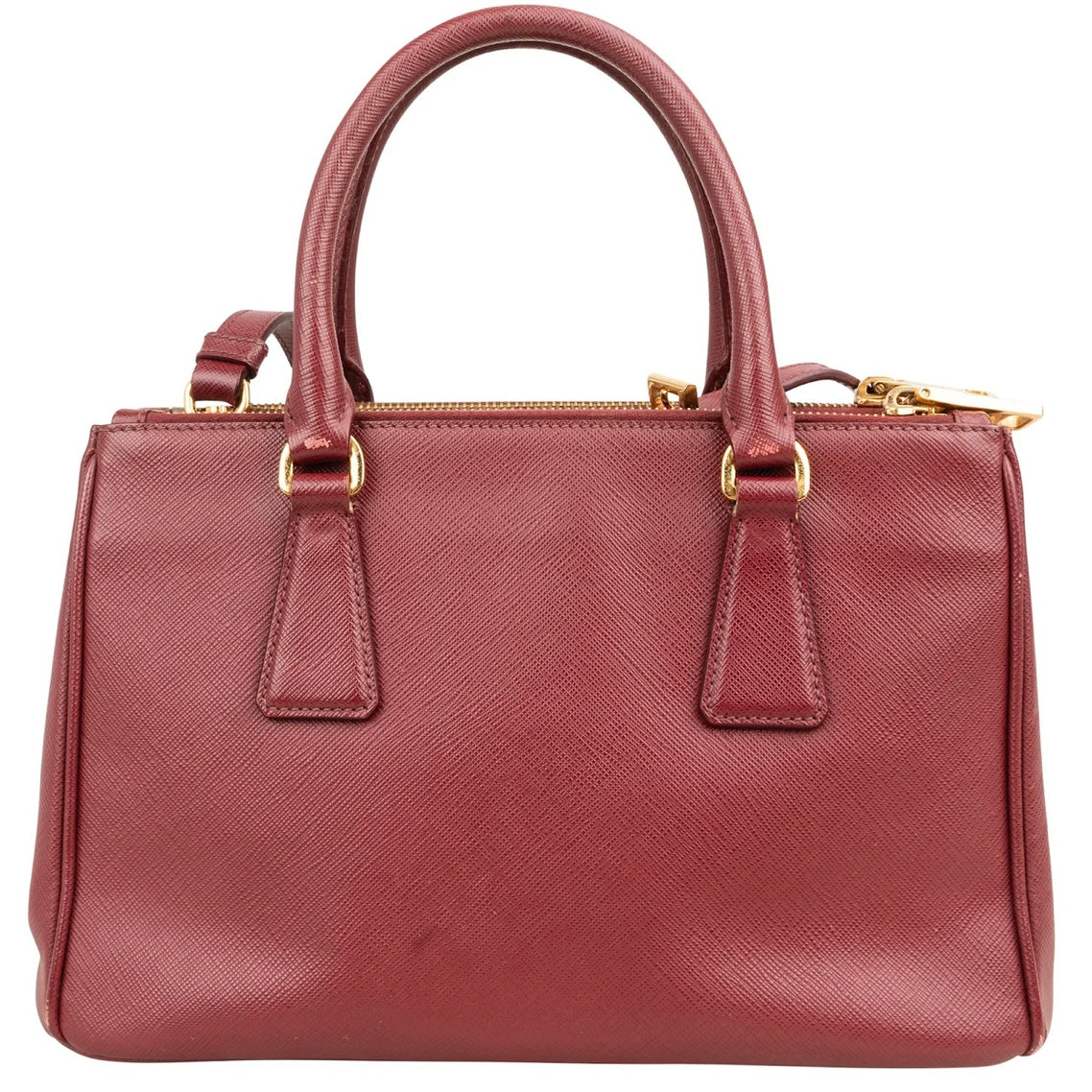 Prada Saffiano Leather Small Galleria Handbag