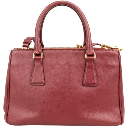 Prada Saffiano Leather Small Galleria Handbag