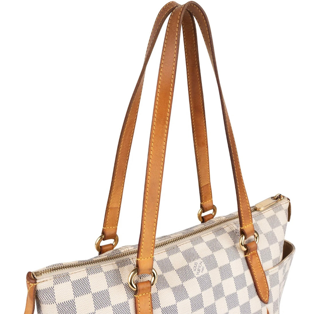 Louis Vuitton Monogram Damier Azur Canvas Totally PM Shoulder Bag