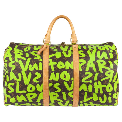 Louis Vuitton x Stephen Sprouse Monogram Graffiti Keepall 50