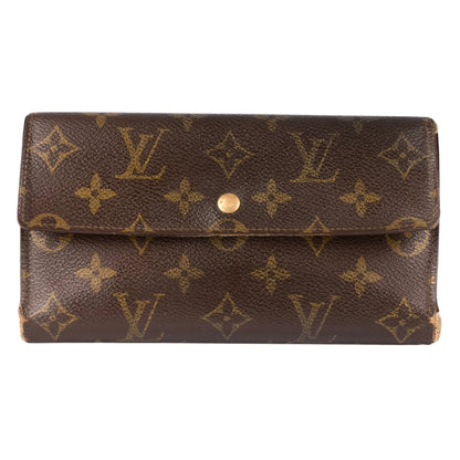 Louis Vuitton Canvas Monogram Sarah Wallet