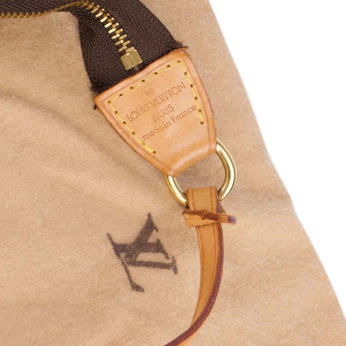 Louis Vuitton Canvas Monogram Pochette Accessory Handbag