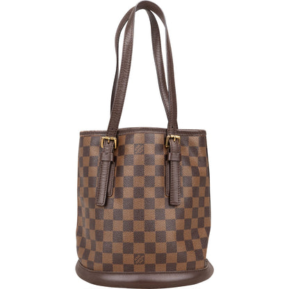 Louis Vuitton Monogram Damier Ebene Bucket PM Shoulder Bag