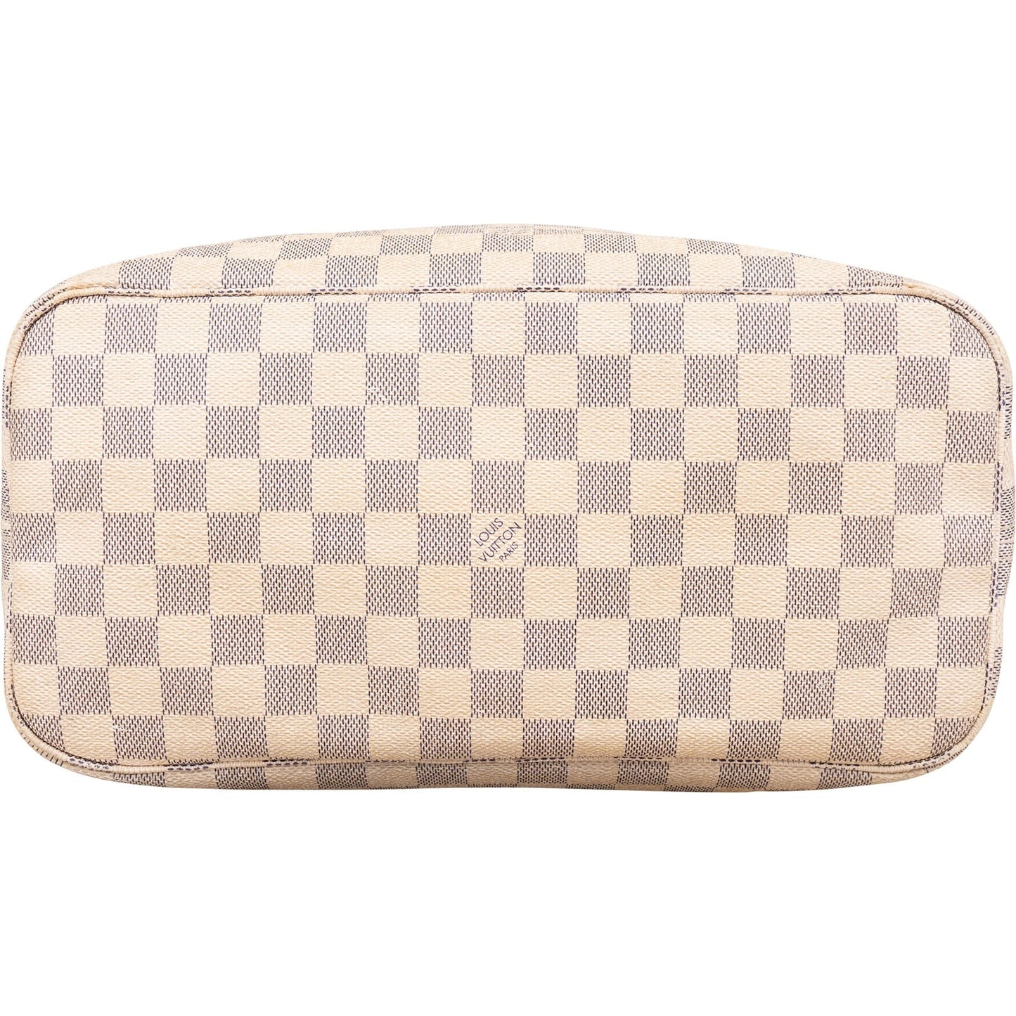 Louis Vuitton Monogram Damier Azur Canvas Neverfull MM Shoulder Bag