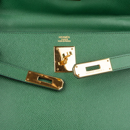 Hermès veau Courchevel Leather Kelly Sellier 32 Handbag