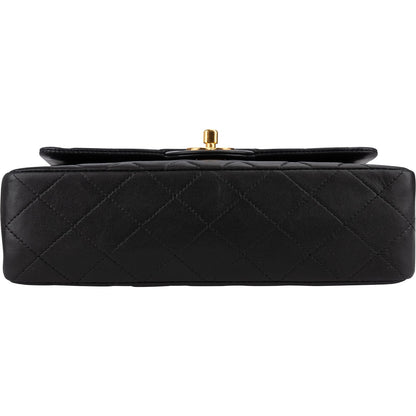 Chanel Quilted Lambskin 24K Small Double Flap Shoulder Bag
