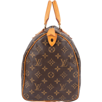 Louis Vuitton Monogram Canvas Speedy 35 Handbag