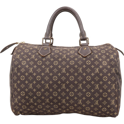 Louis Vuitton Mini Lin Monogram Speedy 30 Handbag