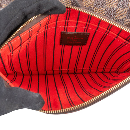 Louis Vuitton Monogram Damier Ebene Canvas Neverfull MM Shoulder Bag