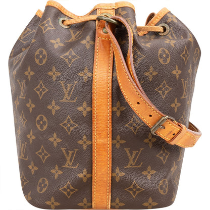 Louis Vuitton Monogram Canvas Sac Noé Petit Shoulder Bag