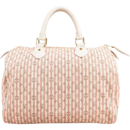 Louis Vuitton Monogram Mini Lin Croisette Speedy 30 Handbag