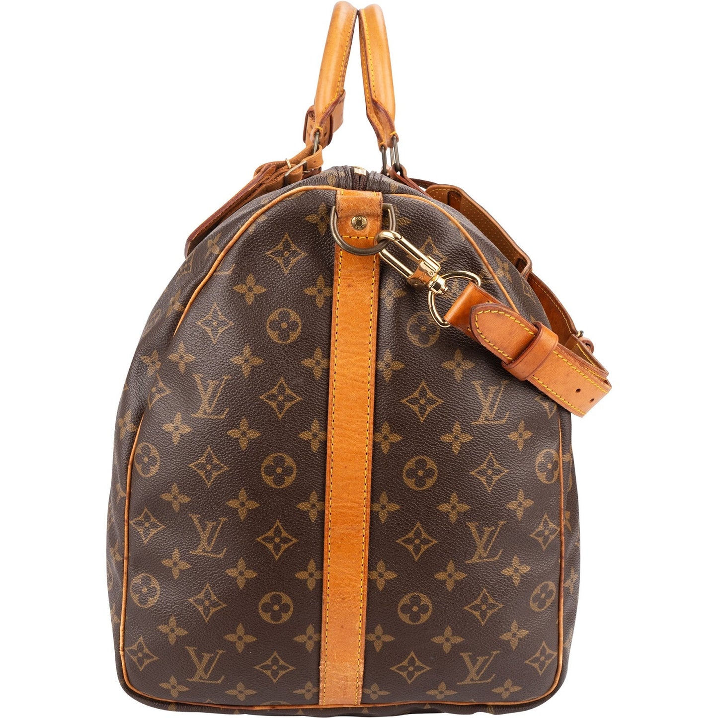 Louis Vuitton Monogram Canvas Keepall 60 Bandoulière Travel Bag