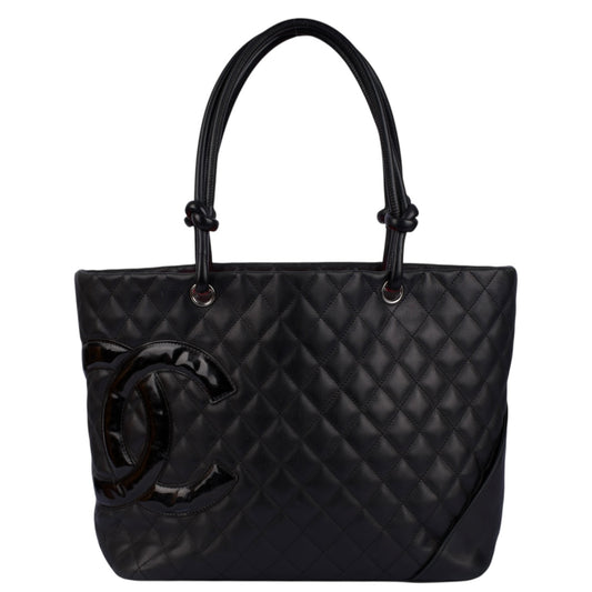 Chanel Quilted Leather Cambon Line Shoulder Bag