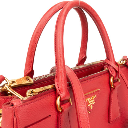 Prada Saffiano Leather Small Galleria Handbag