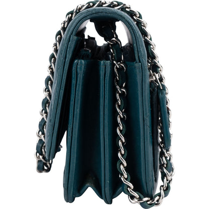Chanel Quilted Lambskin Mini Wallet on Chain Crossbody Bag