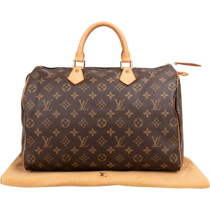 Louis Vuitton Monogram Canvas Speedy 35 Handbag