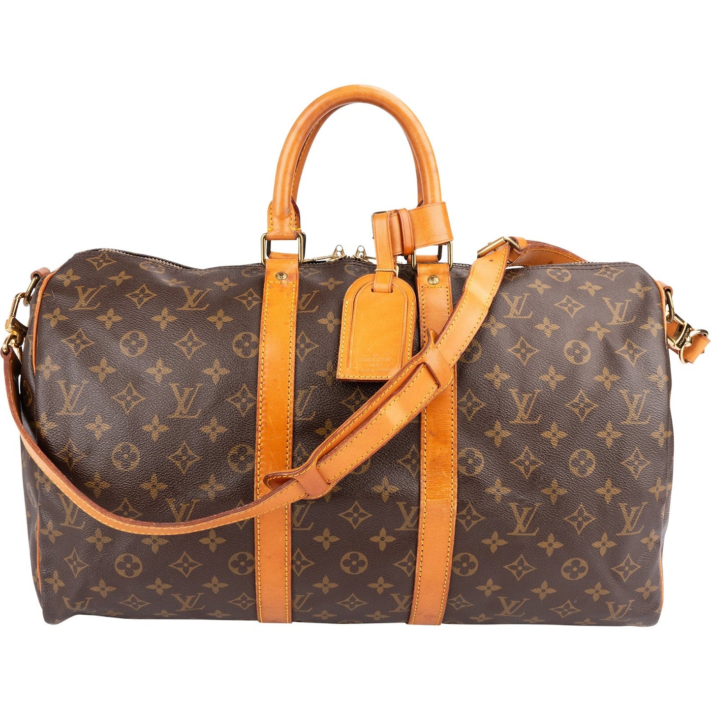 Louis Vuitton Monogram Canvas Keepall 45 Bandoulière Travel Bag