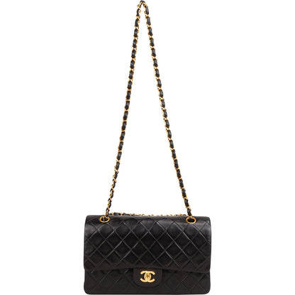 Chanel Quilted Lambskin 24K Gold Medium Double Flap Shoulder Bag