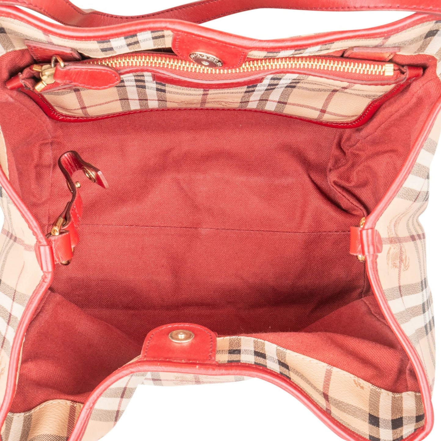 Burberry Nova-Check Monogram Canterbury Shoulder Bag